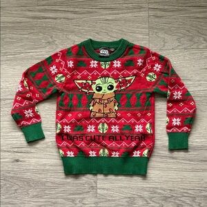 Star Wars Green and Red Sweater